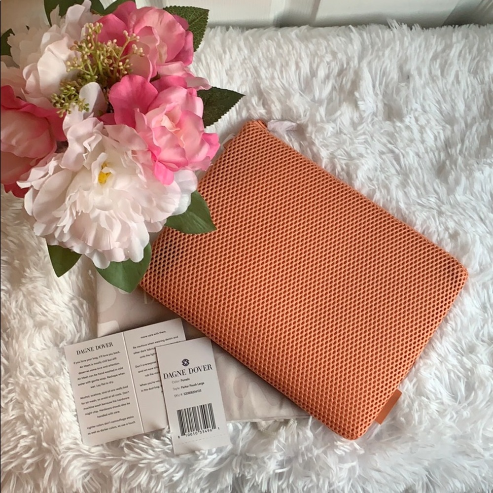 NWT Dagne Dover Parker mesh pouch large